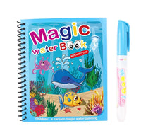 Thumbnail for Magic Water Coloring Book - 3 pack
