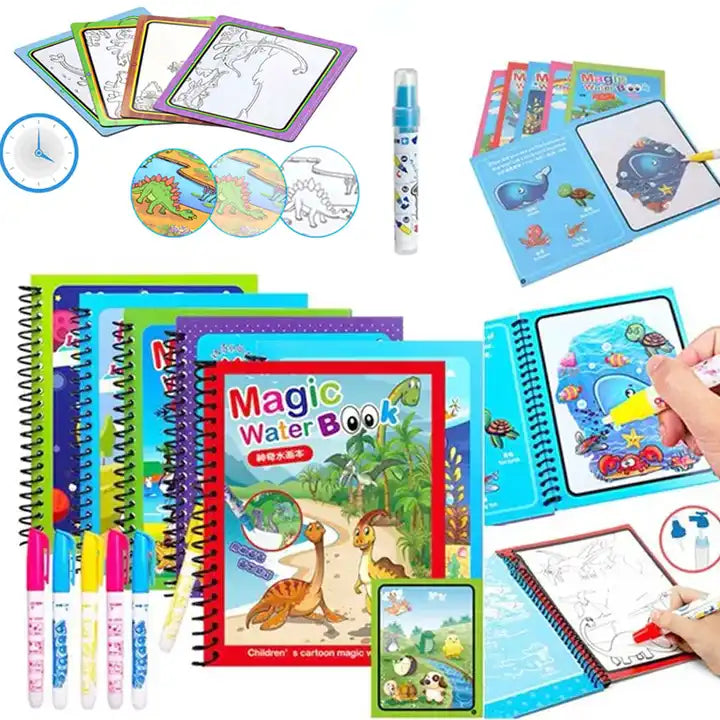 Magic Water Coloring Book